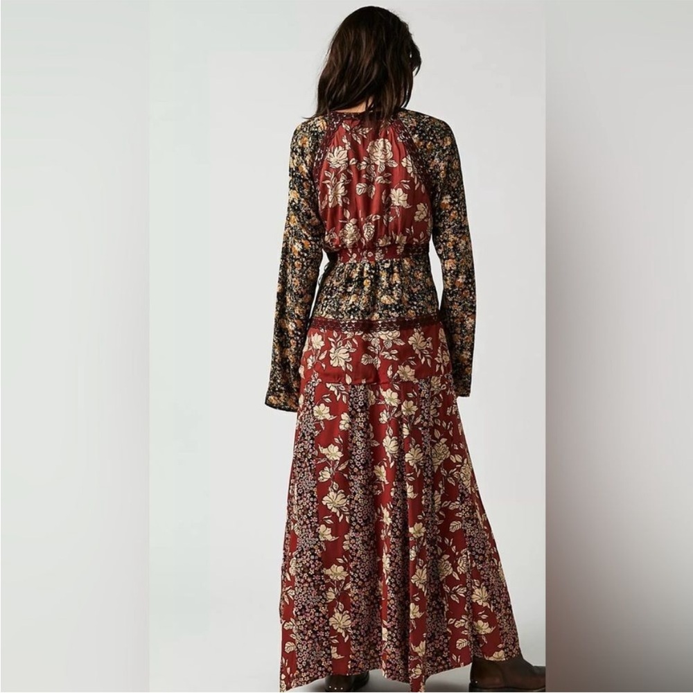 FREE PEOPLE Tilda Wrap Dress neutral combo - Picture 13 of 13